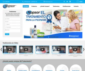 Nopsor.com(Tratamiento auxiliar para la Psoriasis) Screenshot