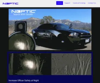 Noptic.com(Conduct Stealth Surveillance At Night) Screenshot