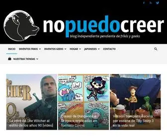 Nopuedocreer.com(Gadgets, inventos y regalos originales para frikis y geeks) Screenshot