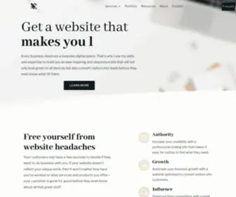 Noracheikh.com(WordPress design & development) Screenshot