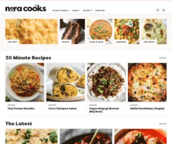 Noracooks.com(Nora Cooks) Screenshot