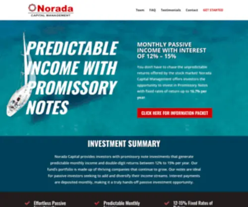 Noradacapital.com(Norada Capital Management) Screenshot