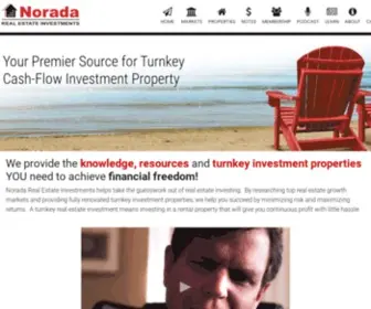 Noradarealestate.com(Turnkey Real Estate Investing) Screenshot