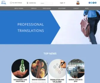 Norak.com(International Translation Company) Screenshot