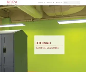 Noralighting.com(Nora Lighting) Screenshot