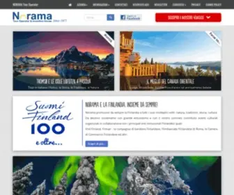 Norama.it(Il sito Internet del Tour Operator Norama) Screenshot