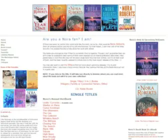 Noraroberts-Books.com(This site) Screenshot