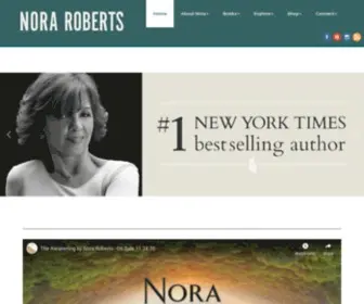 Noraroberts.com(Nora Roberts) Screenshot