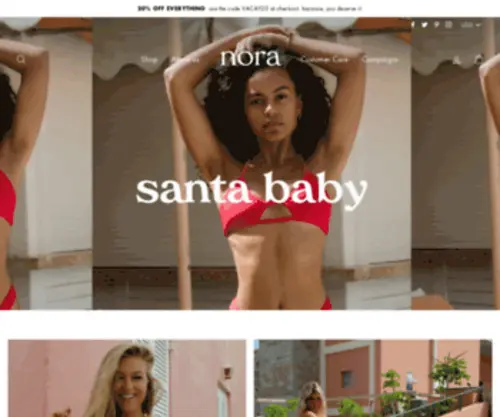 Noraswimwear.ca(Nora Swimwear) Screenshot