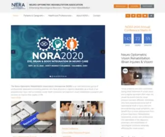 Noravisionrehab.org(Neuro-Optometric Rehabilitation Association) Screenshot