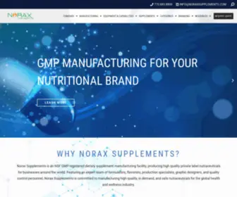 Noraxsupplements.com(Norax Supplements) Screenshot