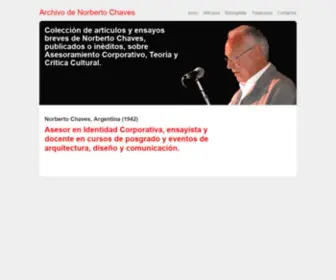 Norbertochaves.com(Archivo de textos) Screenshot