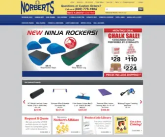 Norberts.net(Norbert's Athletic Products) Screenshot