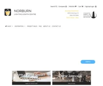 Norburnlightingandbath.com(Norburn Lighting) Screenshot