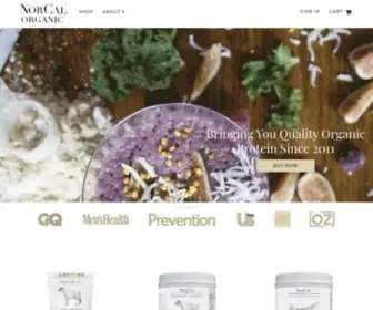 Norcal-Organic.com(Source Organic Whey Protein) Screenshot