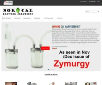 Norcalbrewingsolutions.com(Beer Brewing Equipment And Supplies Online) Screenshot