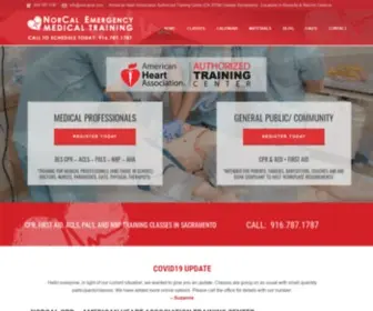 NorcalcPR.com(CPR) Screenshot