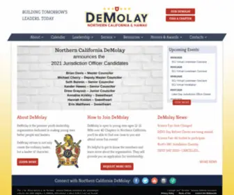 Norcaldemolay.com(Northern California DeMolay) Screenshot