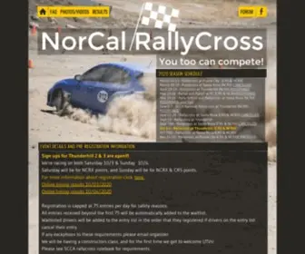 Norcalrallycross.com(NorCal RallyCross) Screenshot
