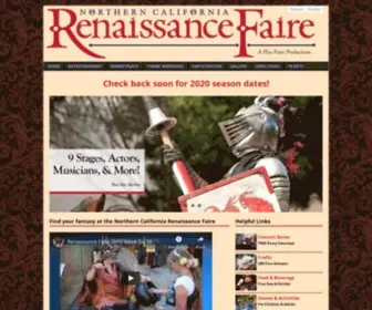 Norcalrenfaire.com(Renaissance Faire & Festival) Screenshot