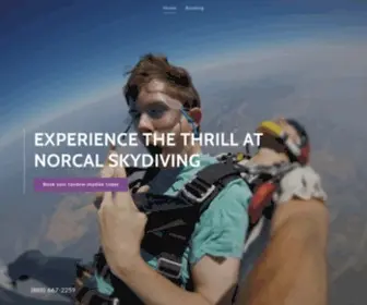 Norcalskydiving.com(NorCal Skydiving) Screenshot