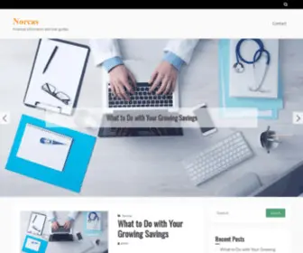 Norcas.org.uk(Financial information and loan guides) Screenshot