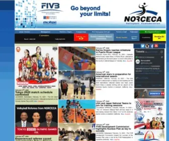 Norceca.net(NORCECA Volleyball Confederation) Screenshot