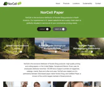 Norcellpaper.com(NorCell Paper) Screenshot