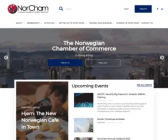 Norchamhk.com(Norwegian Chamber of Commerce in Hong Kong) Screenshot