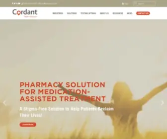 Norchemlab.com(Cordant Health Solutions) Screenshot