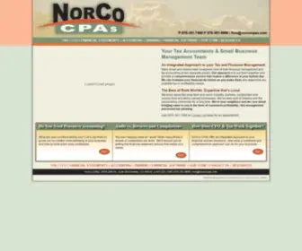 NorcocPas.com(NorCo CPAs) Screenshot