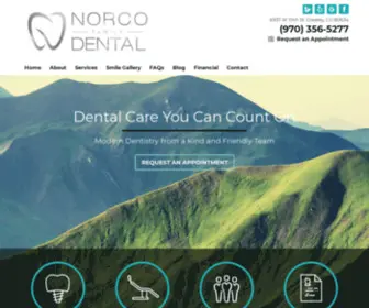 Norcofamilydental.com(Our Greeley) Screenshot