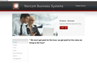 Norcomsystems.ca(Norcom Business) Screenshot