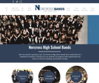 Norcrosshighband.org(Norcross Bands) Screenshot