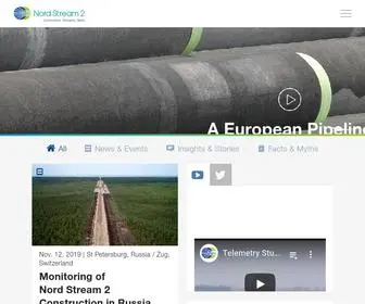 Nord-Stream2.com(A European Pipeline) Screenshot