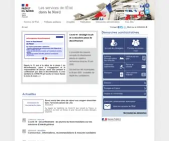 Nord.gouv.fr(Actualités) Screenshot