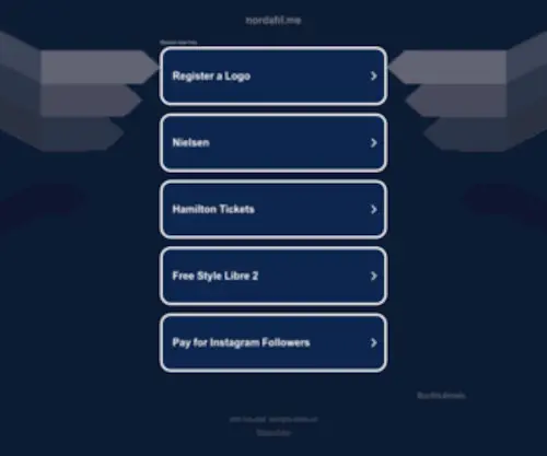 Nordahl.me(Nordahl) Screenshot