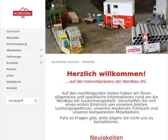 Nordbau-AG.de(Herzlich willkommen) Screenshot