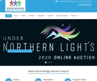 Nordbridgeseniors.com(Nord-Bridge Seniors Centre Lethbridge) Screenshot