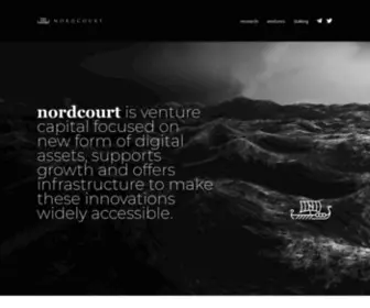 Nordcourt.com(Blockchain Venture Capital) Screenshot