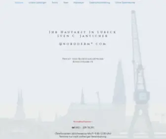 Nordderm.com(Dermatologe in Lübeck) Screenshot