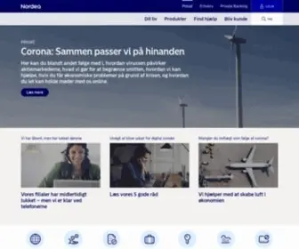 Nordea.dk(Nordea Bank) Screenshot