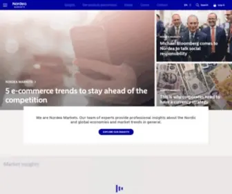 Nordeamarkets.com(Financial analysis) Screenshot