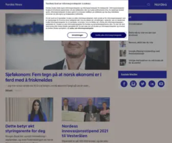 Nordeanews.no(Nordea News) Screenshot