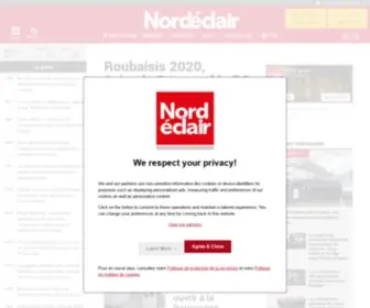 Nordeclair.fr(Nord Eclair) Screenshot