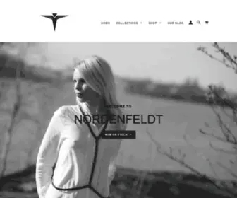 Nordenfeldt.com(Homepage Shop Ready to Wear) Screenshot