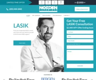 Nordenlasik.com(Laser Eye) Screenshot