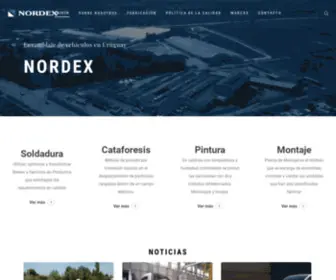 Nordex.com.uy(Ensamblaje de vehículos en Uruguay) Screenshot