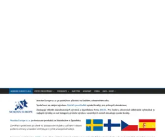 Nordexeurope.cz(Nordex Europe) Screenshot