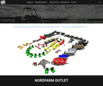 Nordfarm.se(Nordfarm Maskin) Screenshot